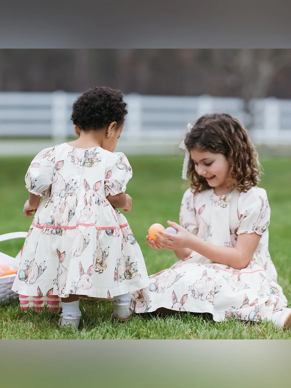 Pink Chicken girls maribelle dress bunny friends | Sz 4yr